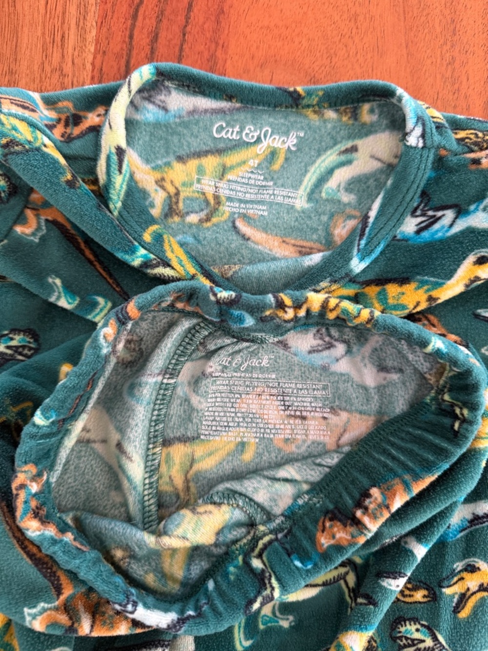 Snuggly Soft Dino Pajamas Cat & Jack - Picture 4 of 7